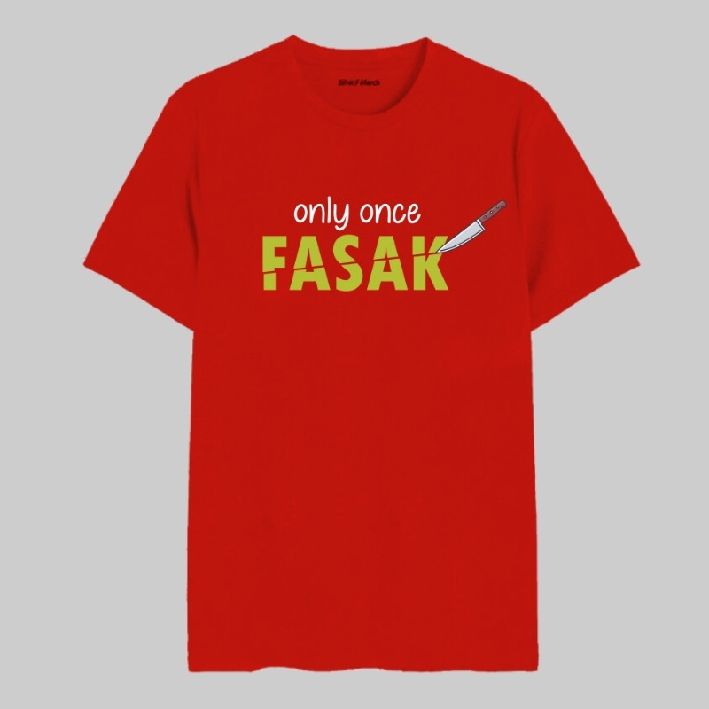 Only Once Fasak Round Neck T-Shirt