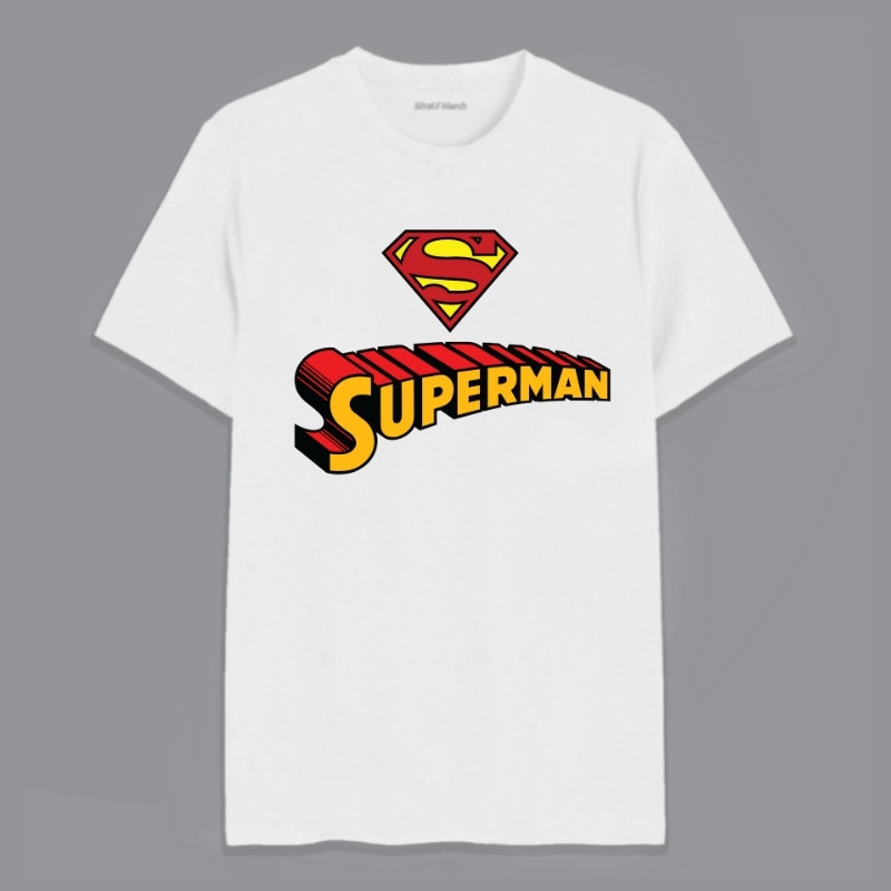 Super Man Round Neck T-Shirt